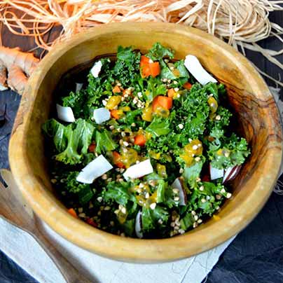 Salade au chou kale