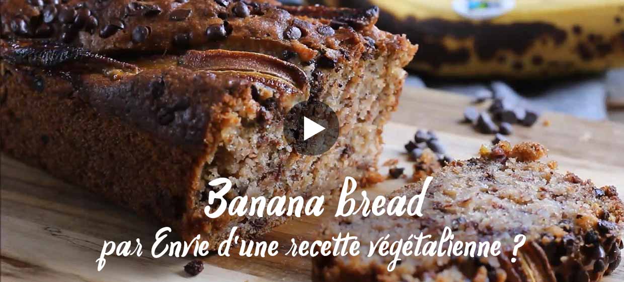 Recette banana bread vegan