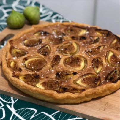 Recette tarte amandine aux figues