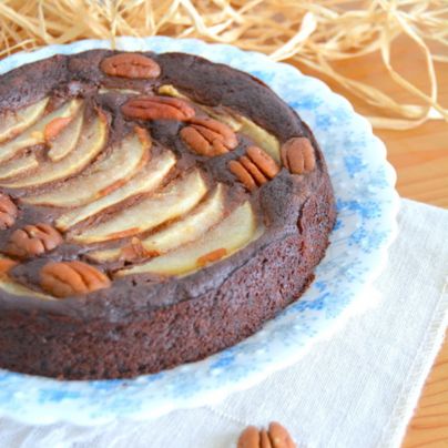 Recette de brownie poire et noix de pécan