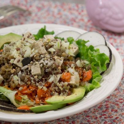 Recette salade prot&eacute;in&eacute;e